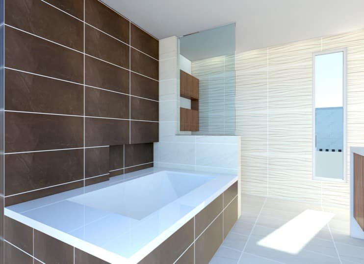 Modern Bathroom project by B David Levine, view 2
