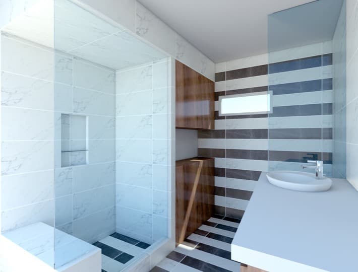 Modern Bathroom project by B David Levine, view 5