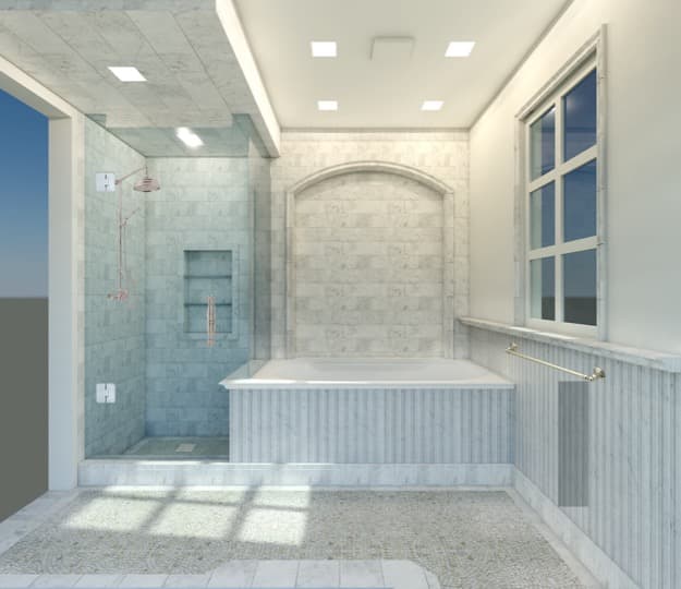 Luke's Bathrooms project by B David Levine, view 1