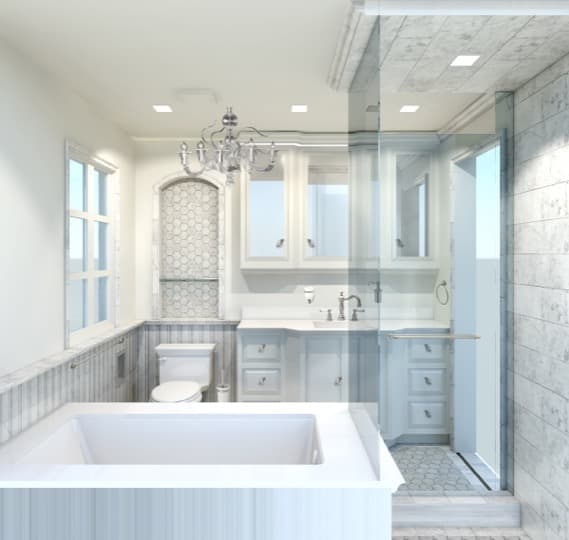 Luke's Bathrooms project by B David Levine, view 2