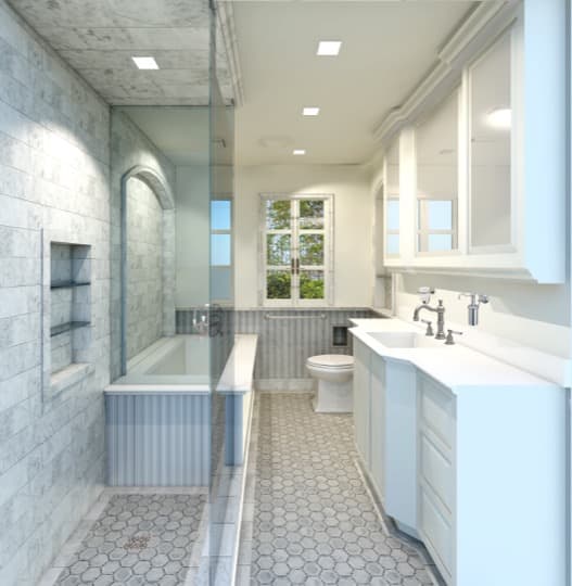 Luke's Bathrooms project by B David Levine, view 3