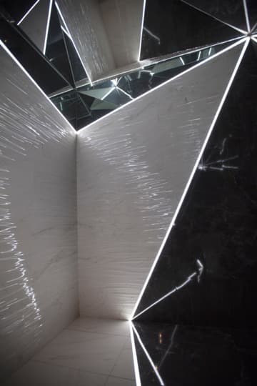 Futuristic Powder Room project by B David Levine, view 5