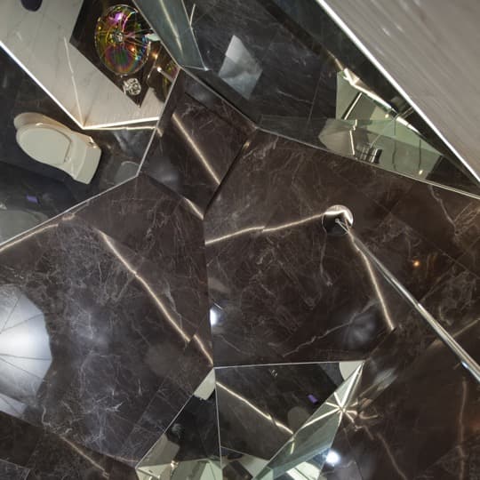 Futuristic Powder Room project by B David Levine, view 12