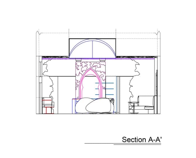 Hookah Bar project by B David Levine, view 1