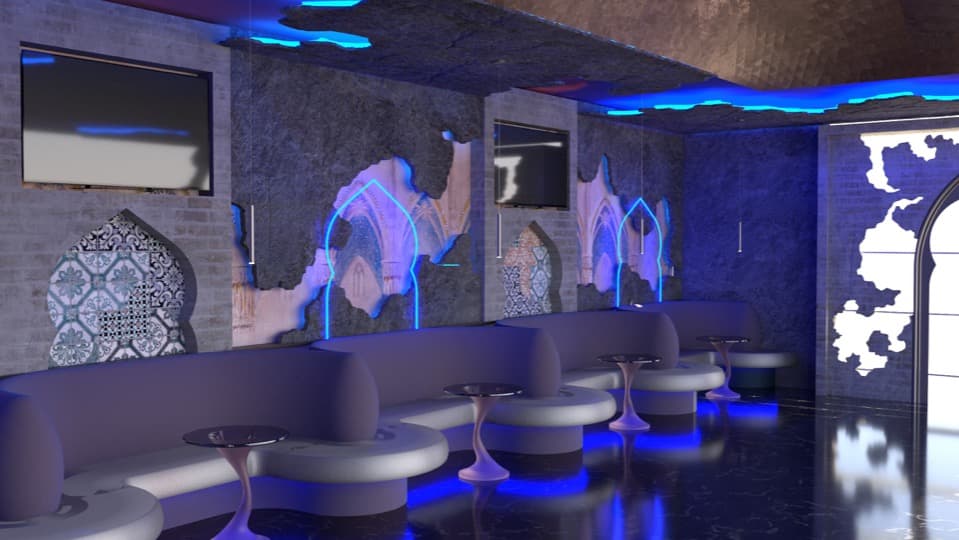 Hookah Bar project by B David Levine, view 5