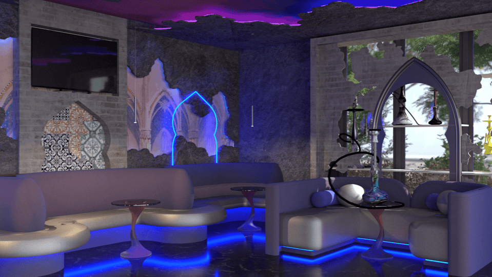 Hookah Bar project by B David Levine, view 6