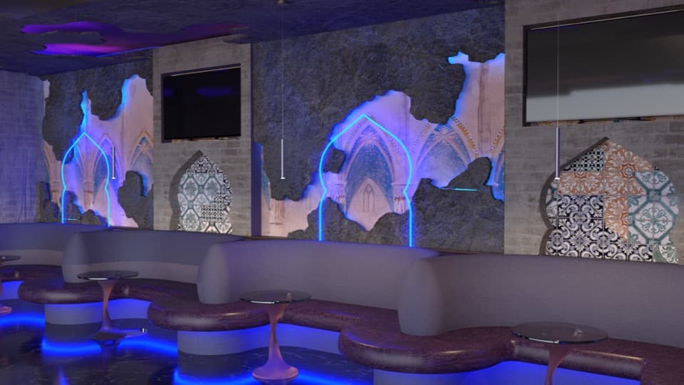 Hookah Bar project by B David Levine, view 8