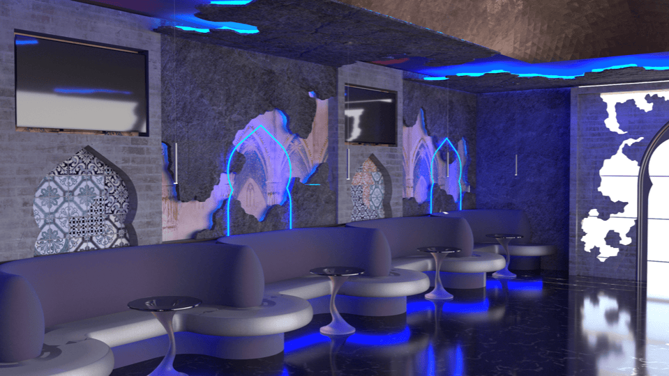 Hookah Bar project by B David Levine, view 9