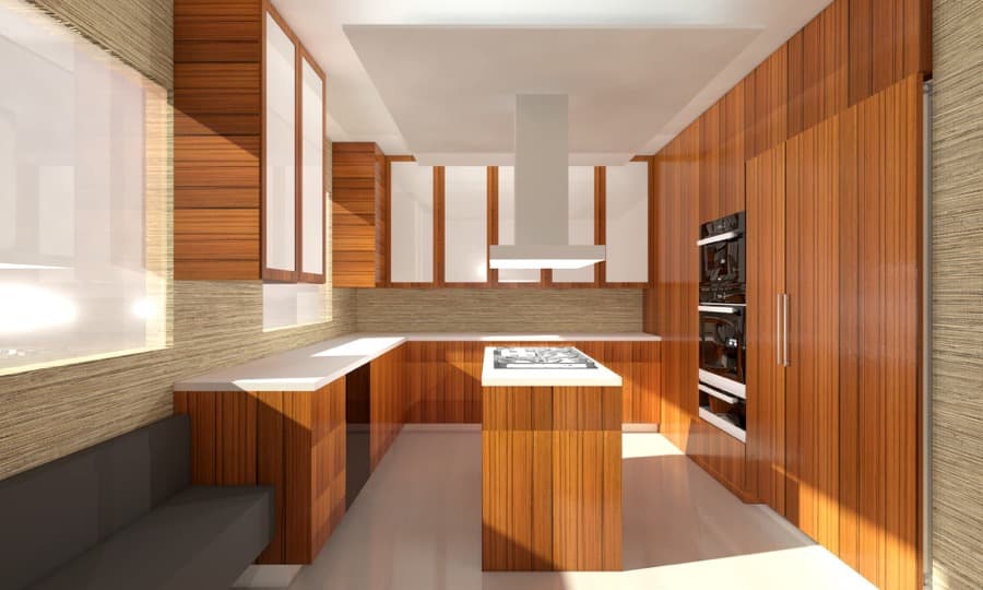 Townhouse Kitchen project by B David Levine